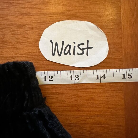 Sacred Threads Black Velvet Embroidered Floral Button-Up Jacket & Skirt M/L - Picture 8 of 13